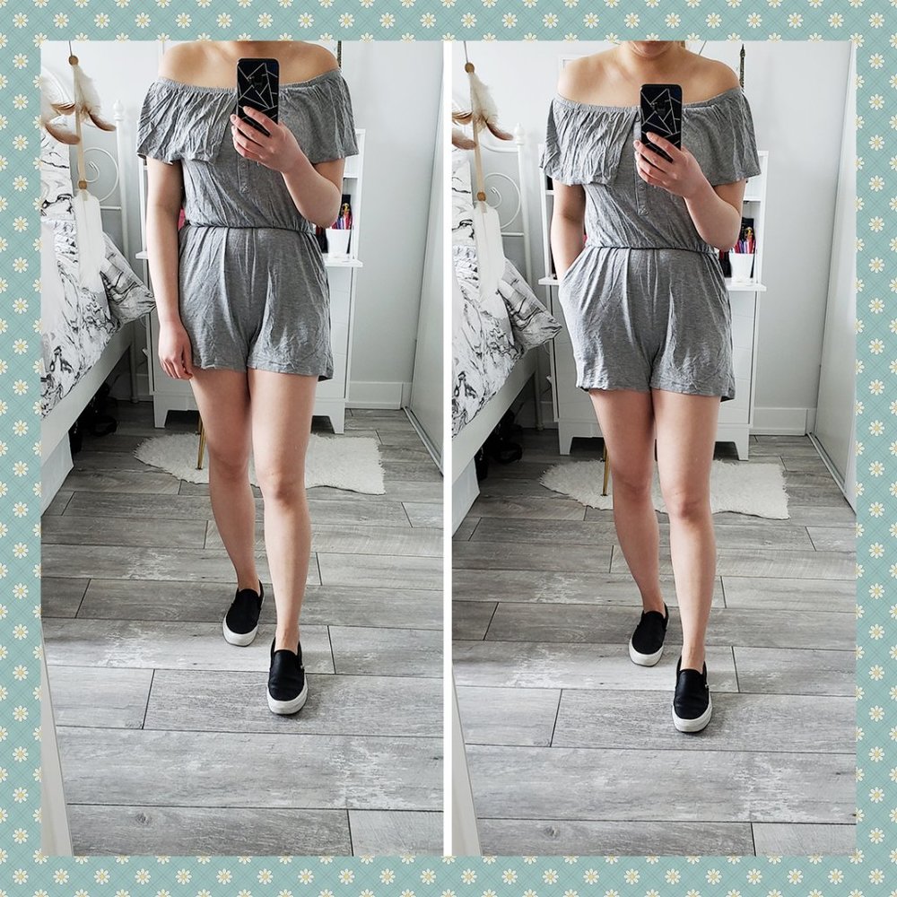 NWOT Fashion Overload Grey Loungewear‎ Romper